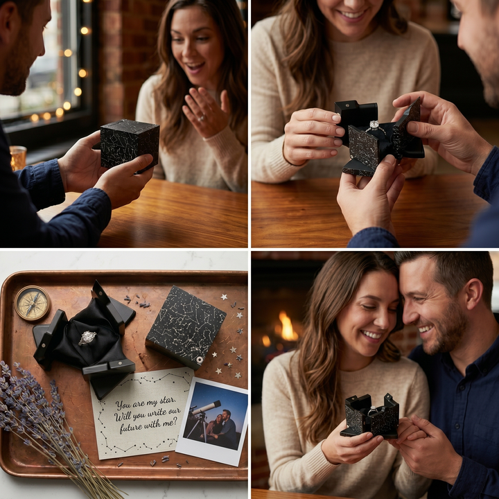 Cubiq Ring Box. (Star Black) – CUBIQ OFFICIAL